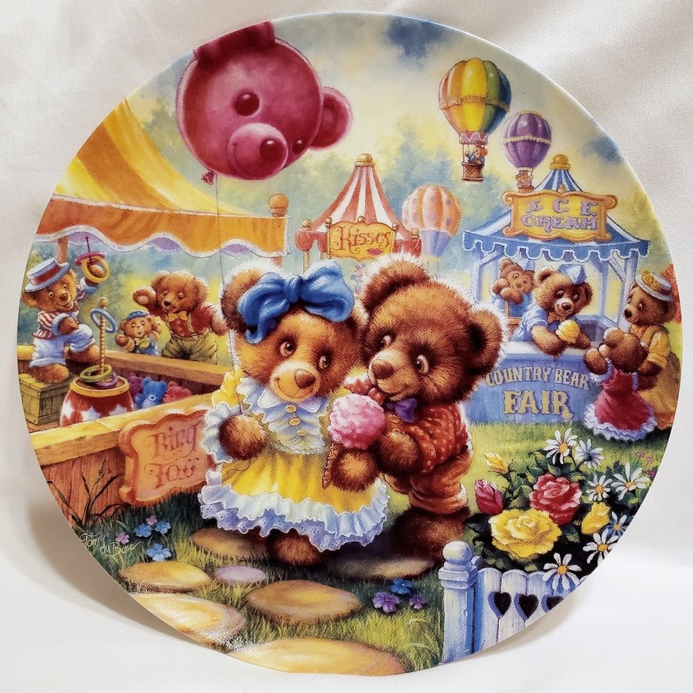 1993 Teddy Bear Fair Crestley Collection Plate